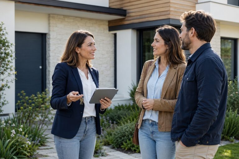 Mandataire indépendante en visite immobilière