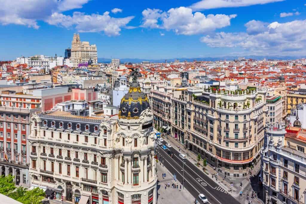 La Gran Via à Madrid