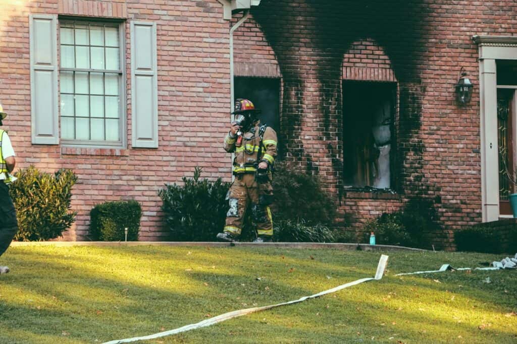 pompier sinistre incendie