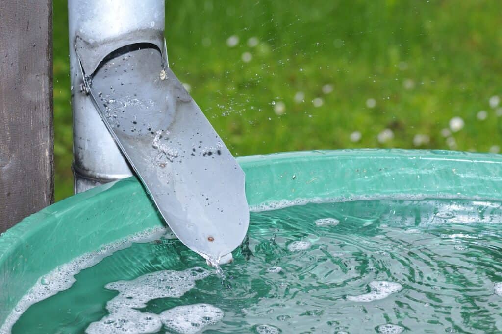 récupération d'eau de pluie