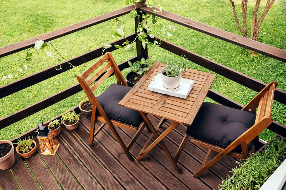 petite terrasse en bois