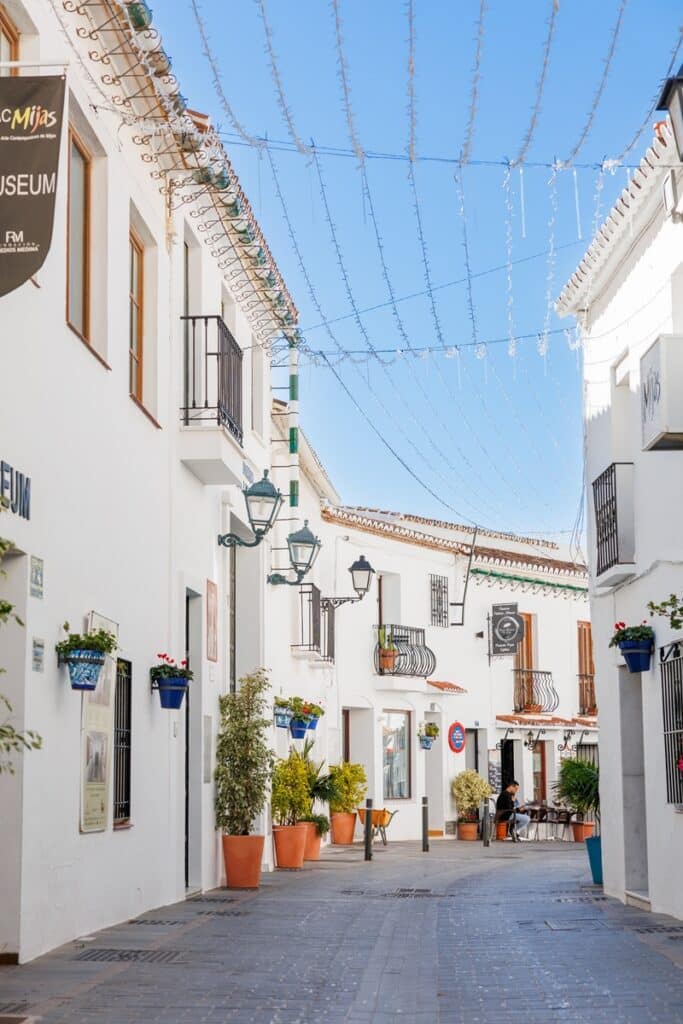 rue et maisons de Mijas Pueblo