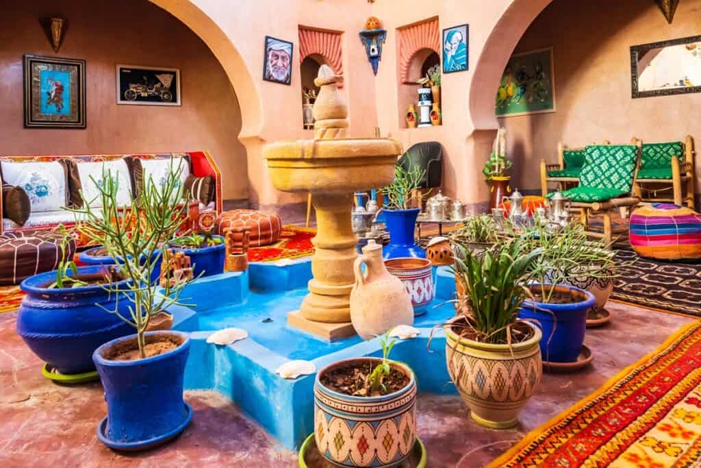 intérieur d'une casbah