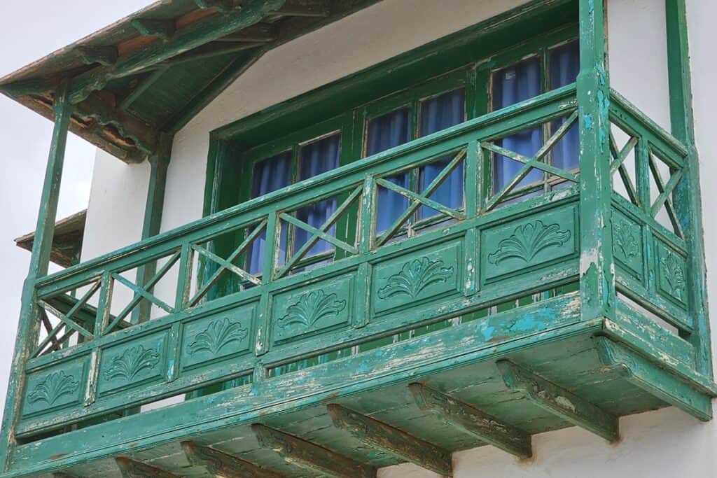 balcon vert à Lanzarote