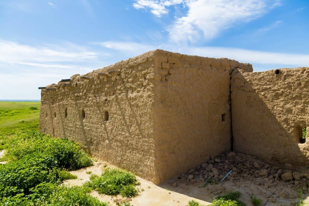 maison irakienne en briques de terre