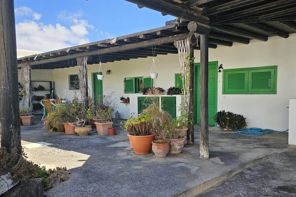 maison traditionnelle à Lanzarote