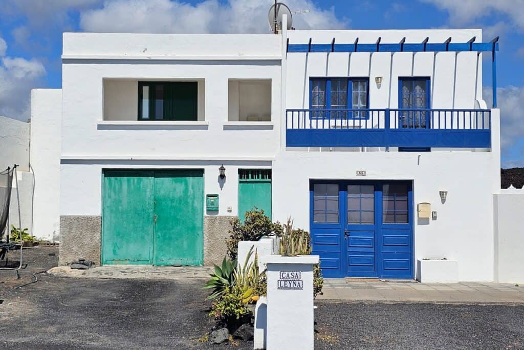 maisons traditionnelles à El Golfo à Lanzarote