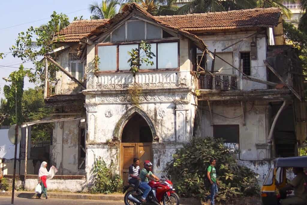 ancienne maison coloniale à Mumbai