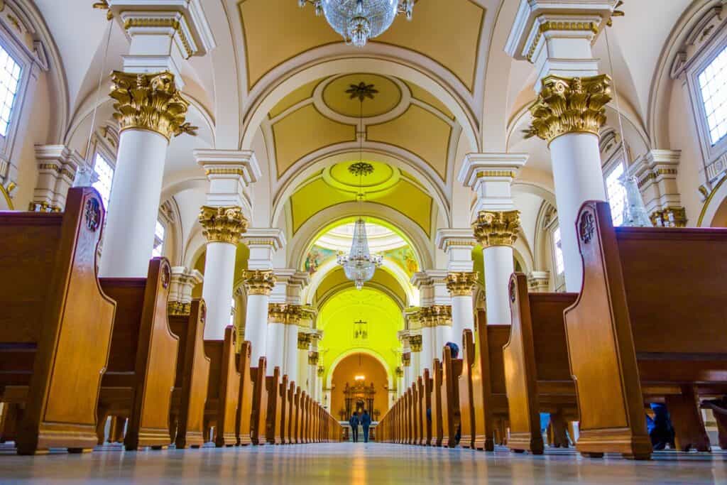 intérieur de la cathédrale de Bogota