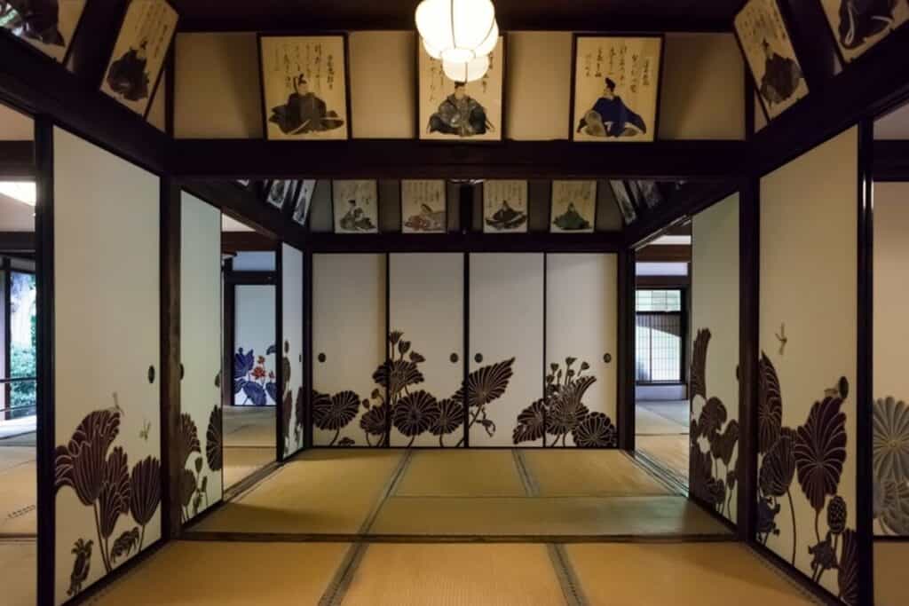 cloisons fusuma maison japonaise