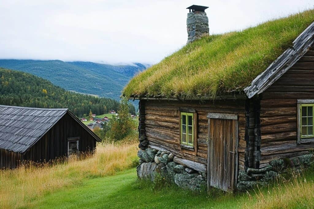 maison en bois norvégienne