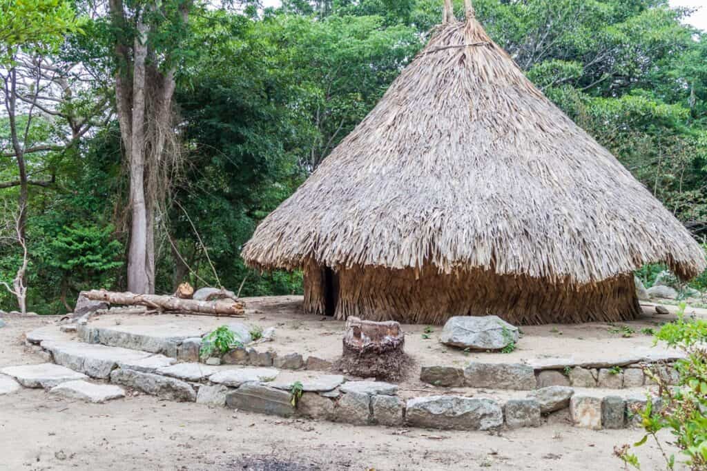 hutte traditionnelle kogi