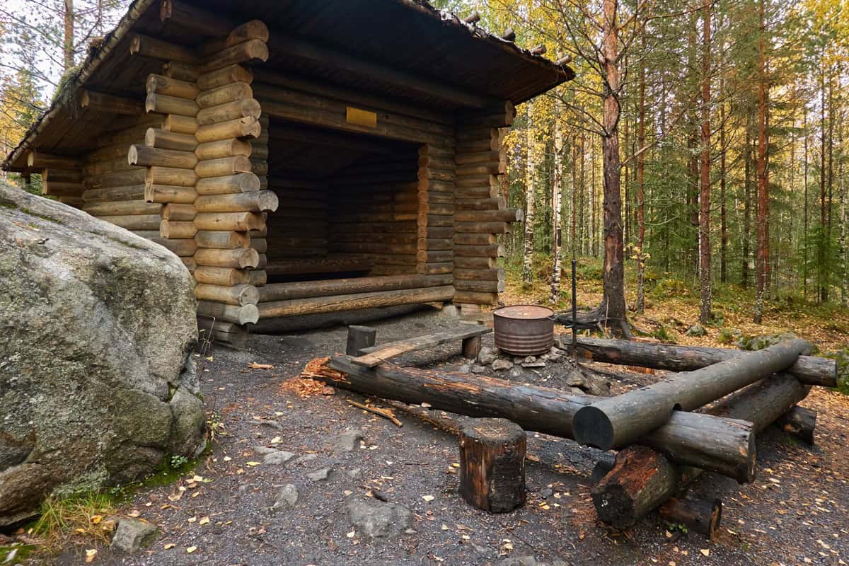 refuge dans la nature en Finlande