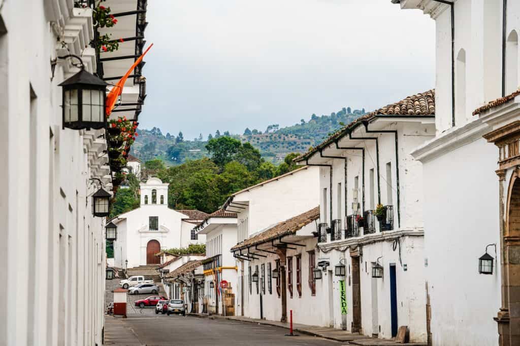 maisons blanches de Popayan