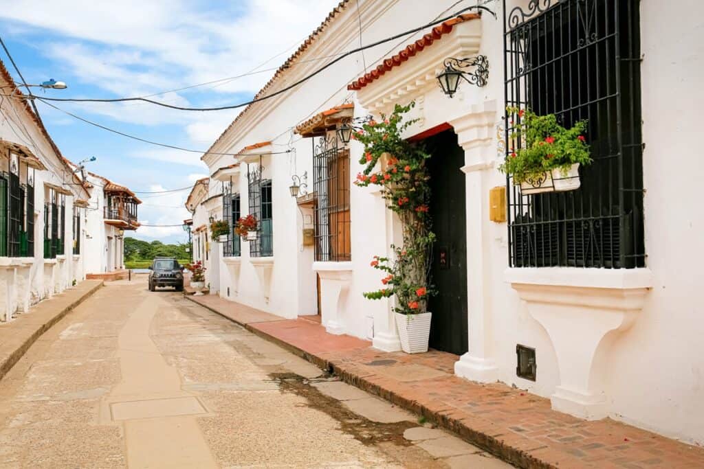 rue de Mompox et ses maisons coloniales