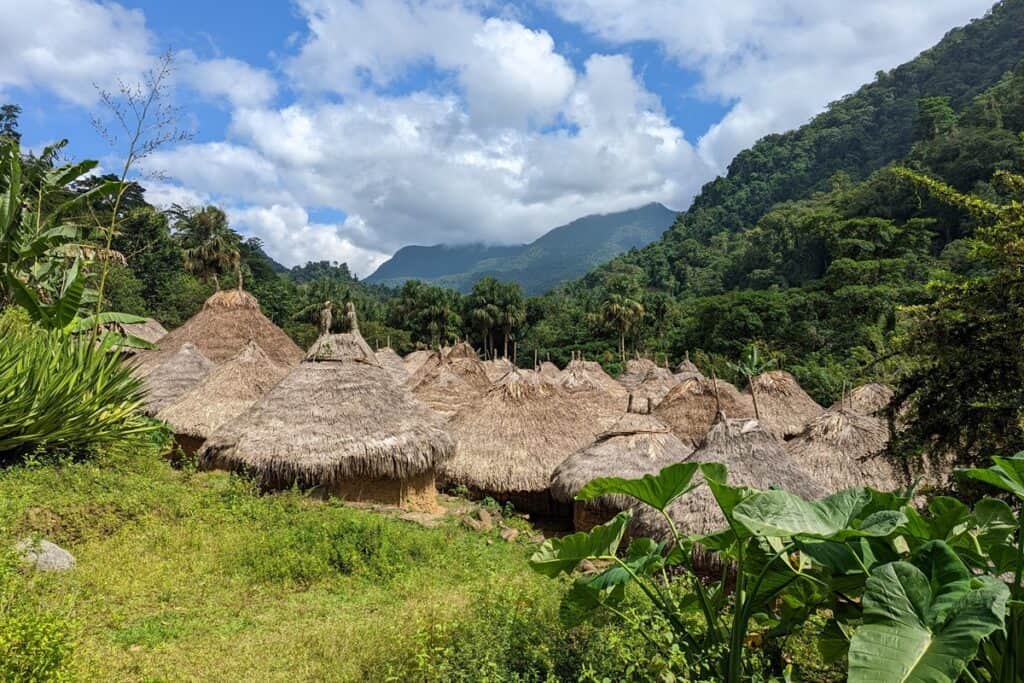 village Kogi en Colombie