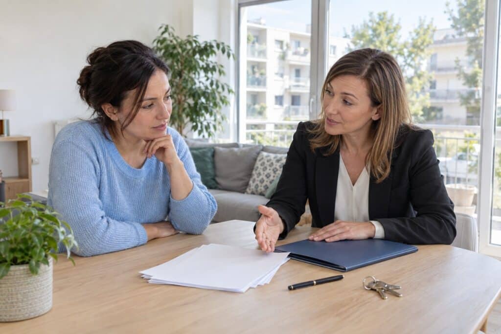 Échange autour d’un dossier de logement