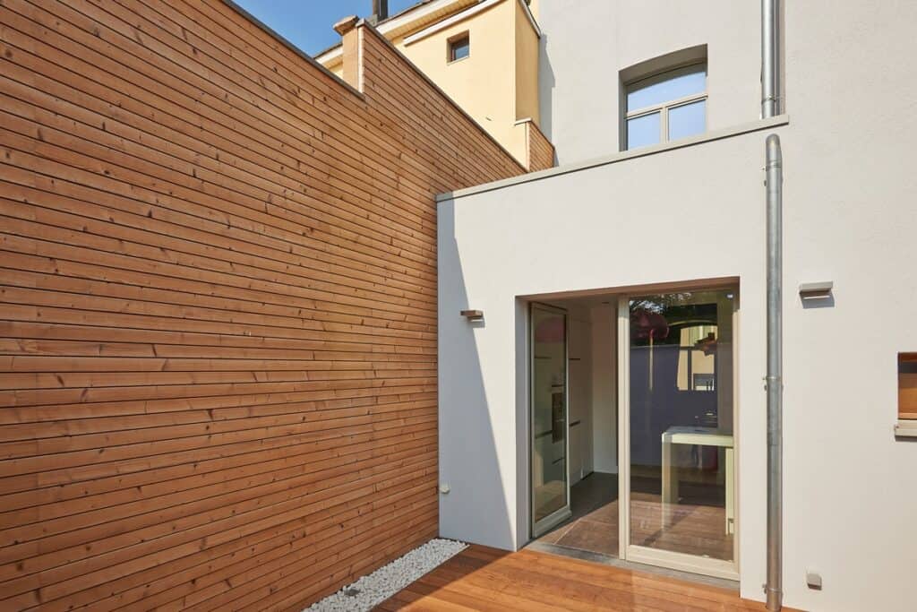 extension de maison en bois