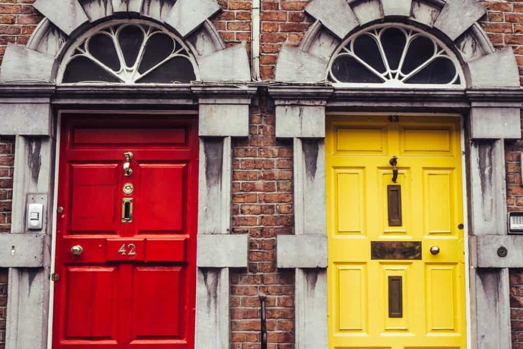 portes colorées à Kilkenny