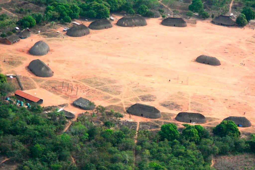 Taba indigène du Xingu