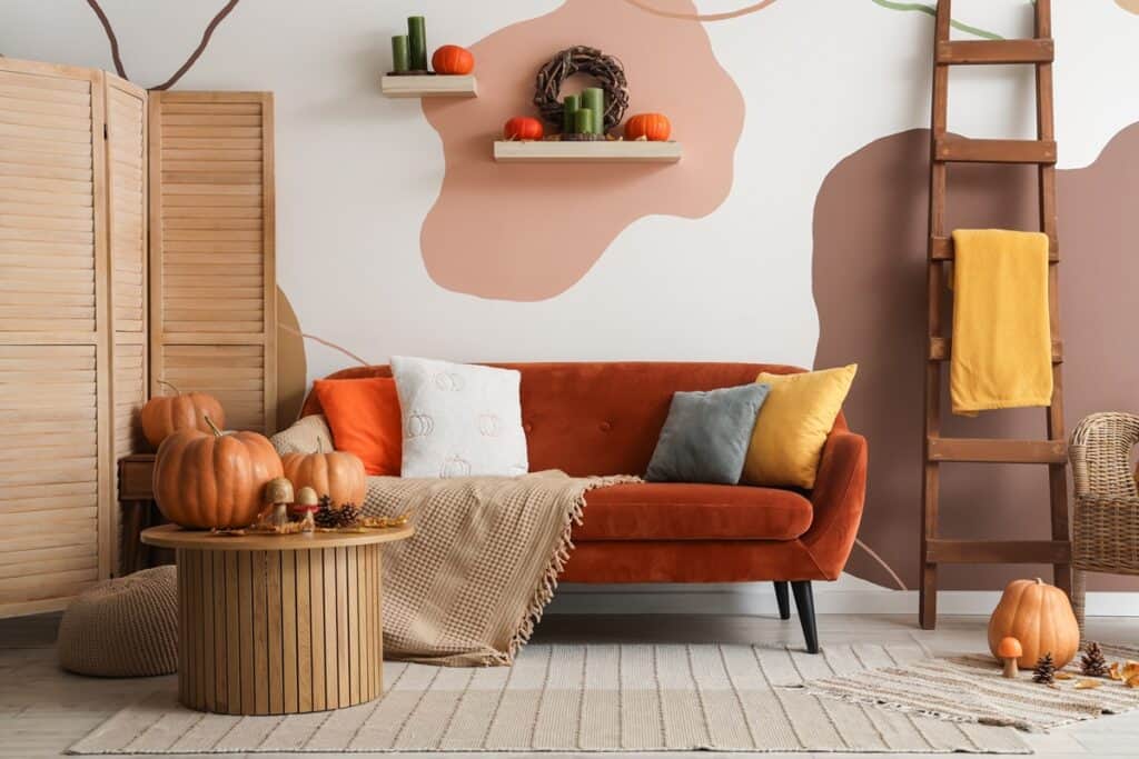 beau salon décoré par un décorateur d'intérieur