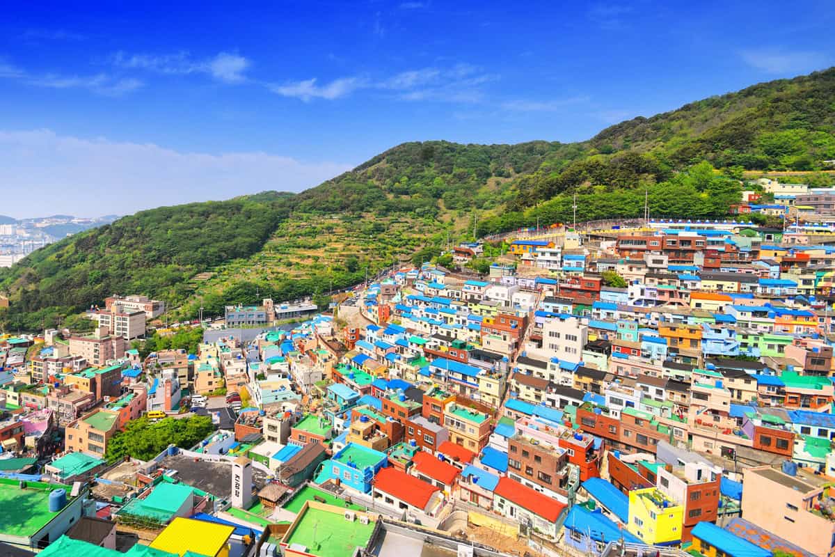 Gamcheon maisons colorées