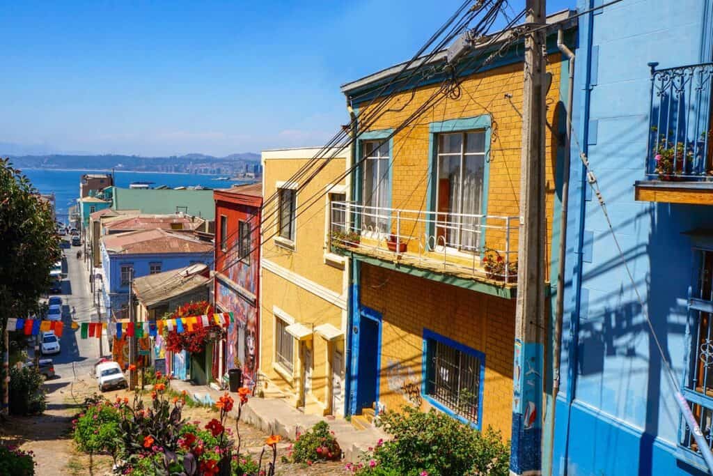 Valparaíso maisons colorées