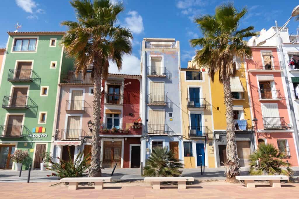 maisons colorées de Villajoyosa