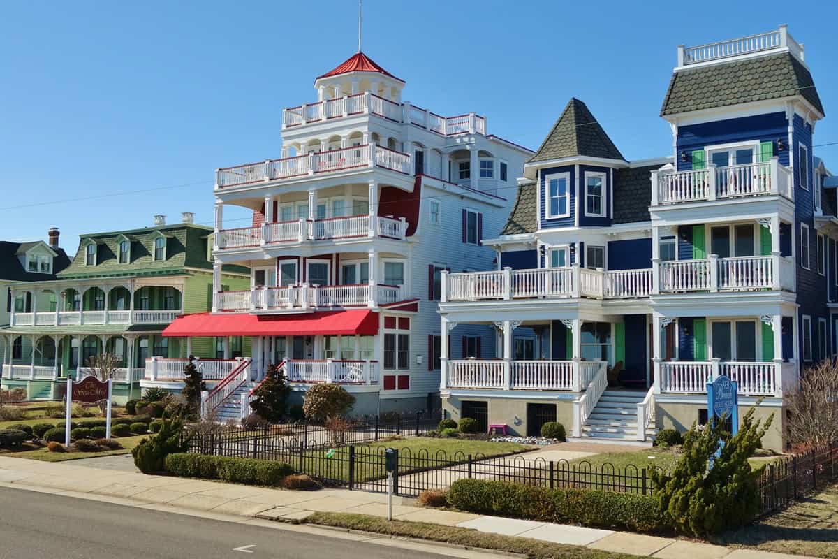 maisons victoriennes de Cape May