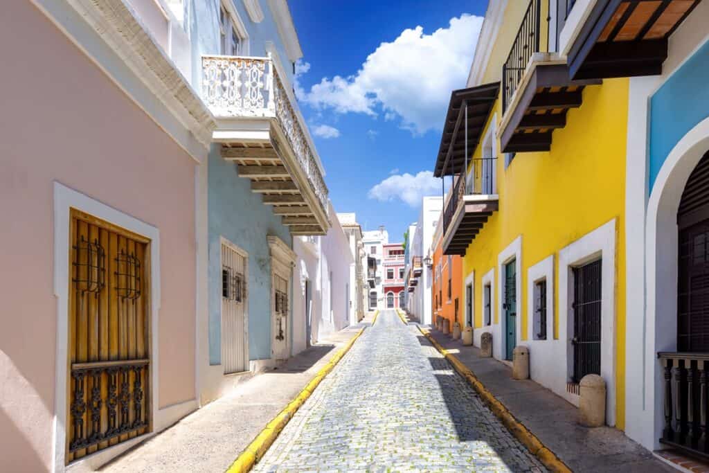 rue de San Juan à Porto Rico