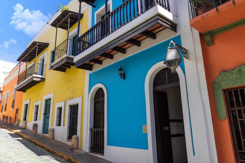 maisons colorées San Juan