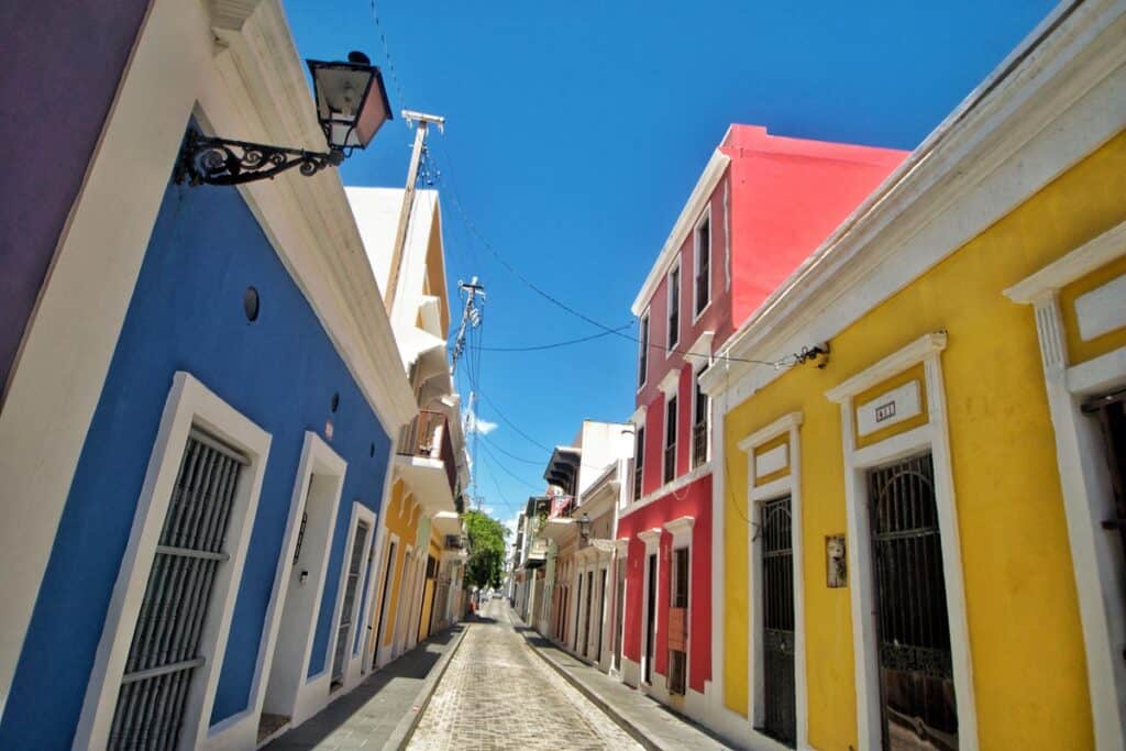 maisons colorées San Juan