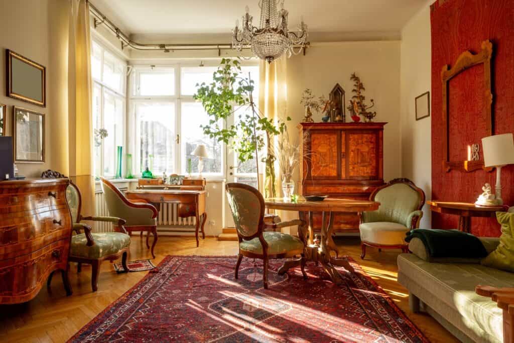 intérieur de style Biedermeier