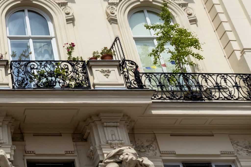 balcon en fer forgé