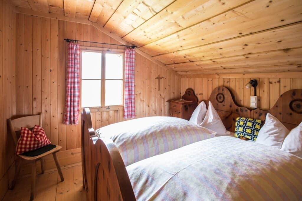 chambre dans un chalet autrichien