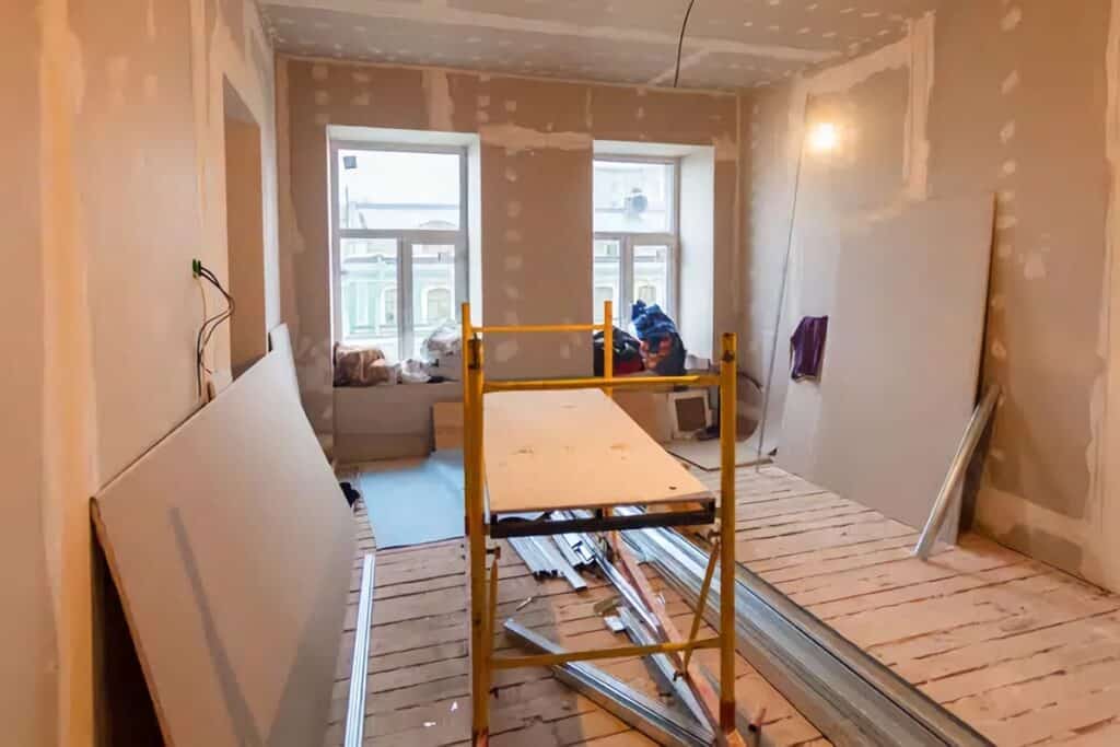 appartement en travaux