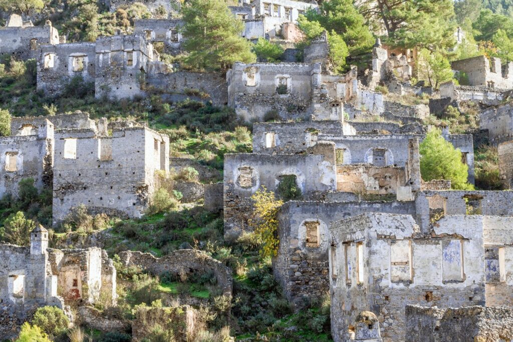 maisons abandonnées de Kayaköy