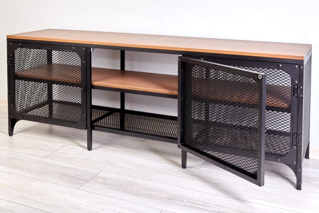 meuble TV industriel