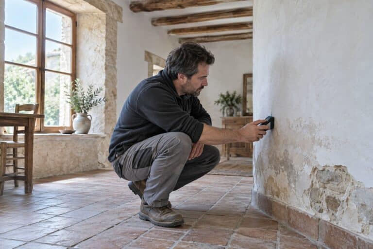 Détecter l’humidité d’un mur ancien