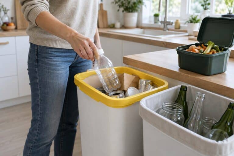 triage des déchets en cuisine