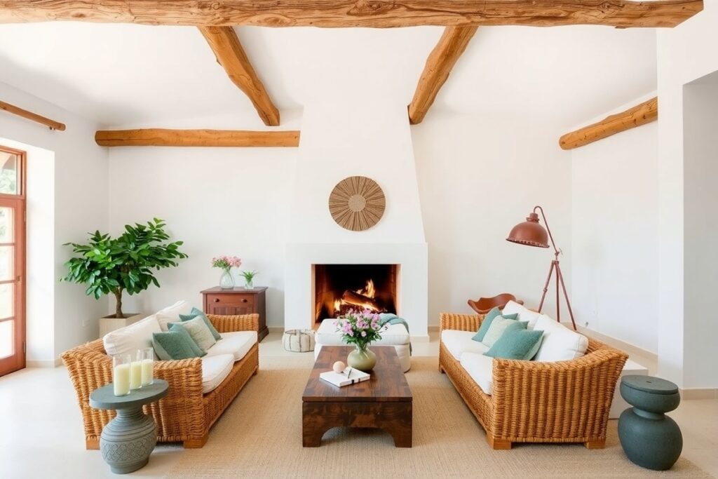 Décoration naturelle pour une maison dans le sud de la France