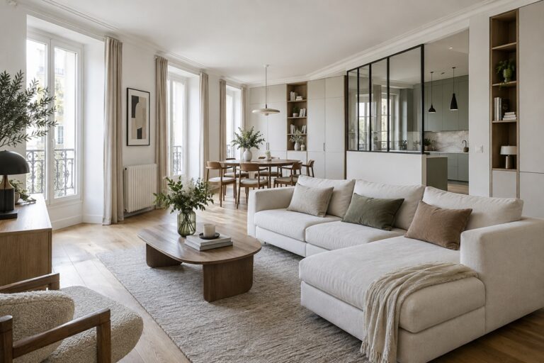 Appartement rénové, lumière naturelle