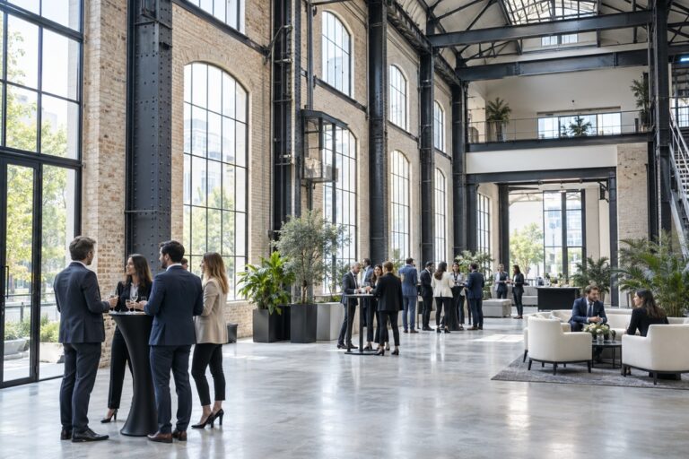 Halle industrielle parisienne pour événements professionnels