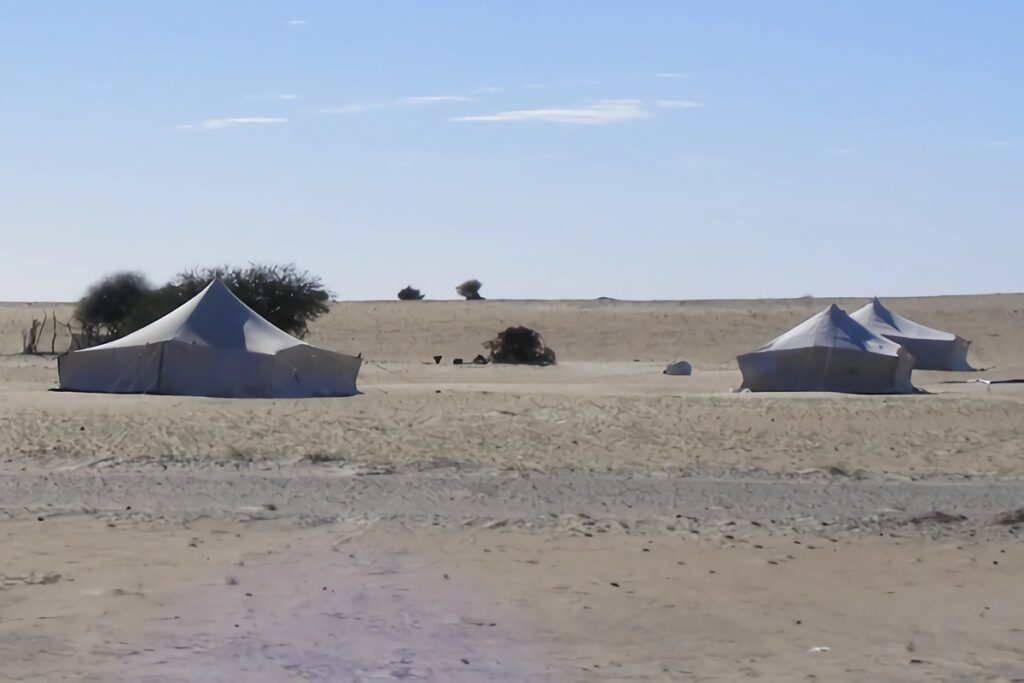 camp de tentes berbères