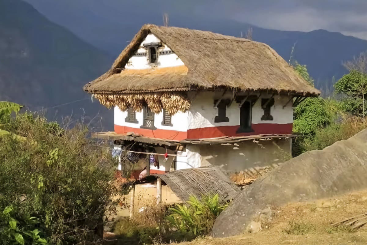 maison limbu traditionnelle