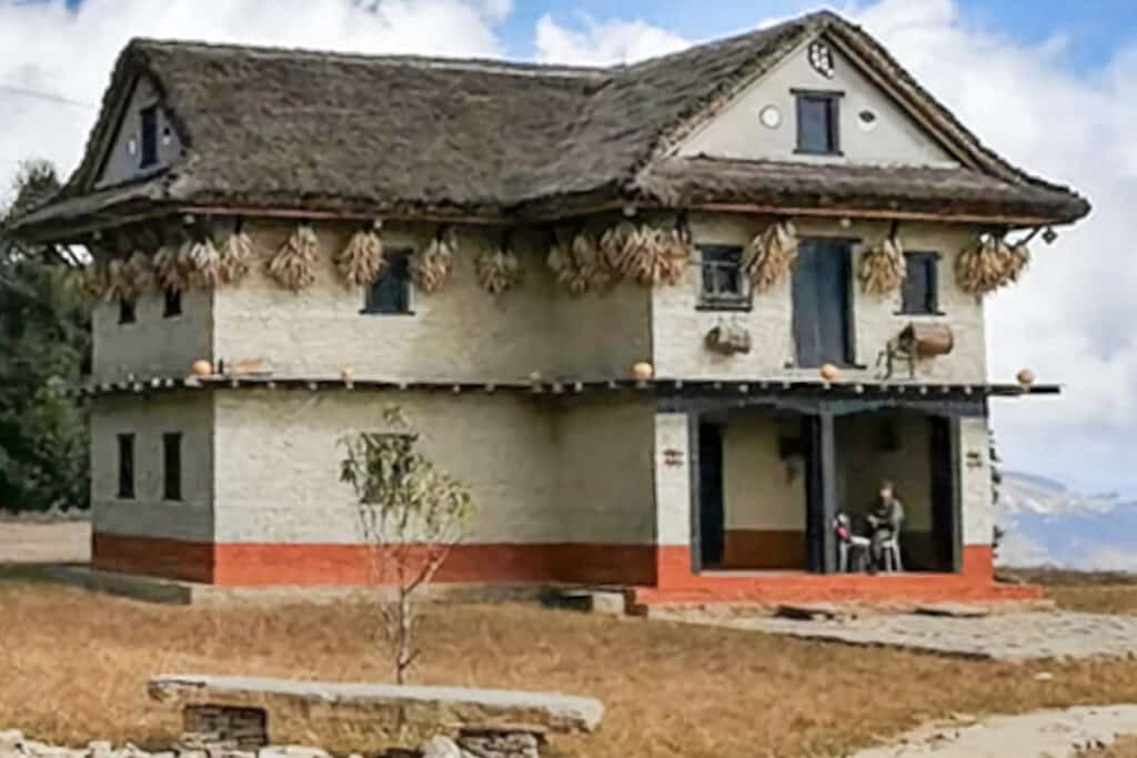 maison traditionnelle Limbu