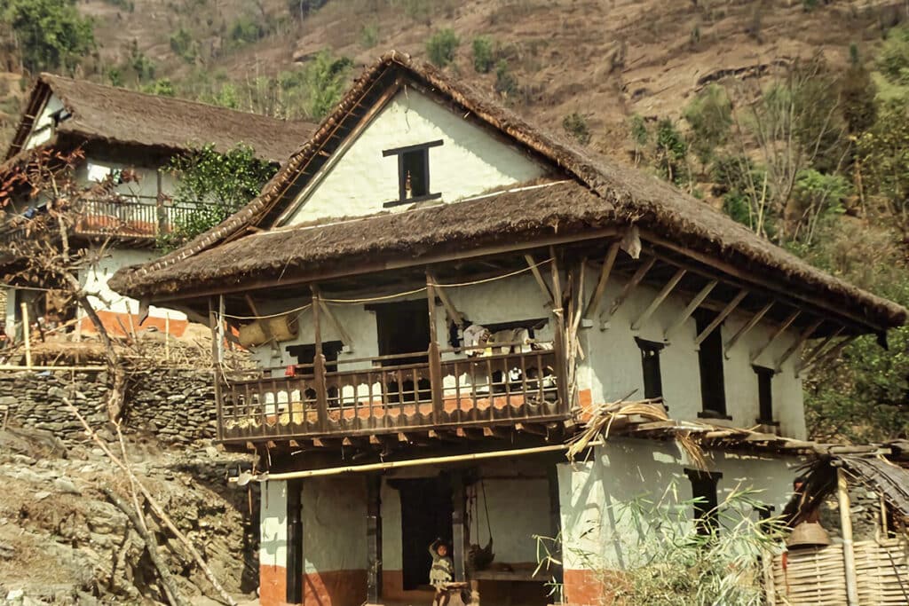 maisons traditionnelles Limbu