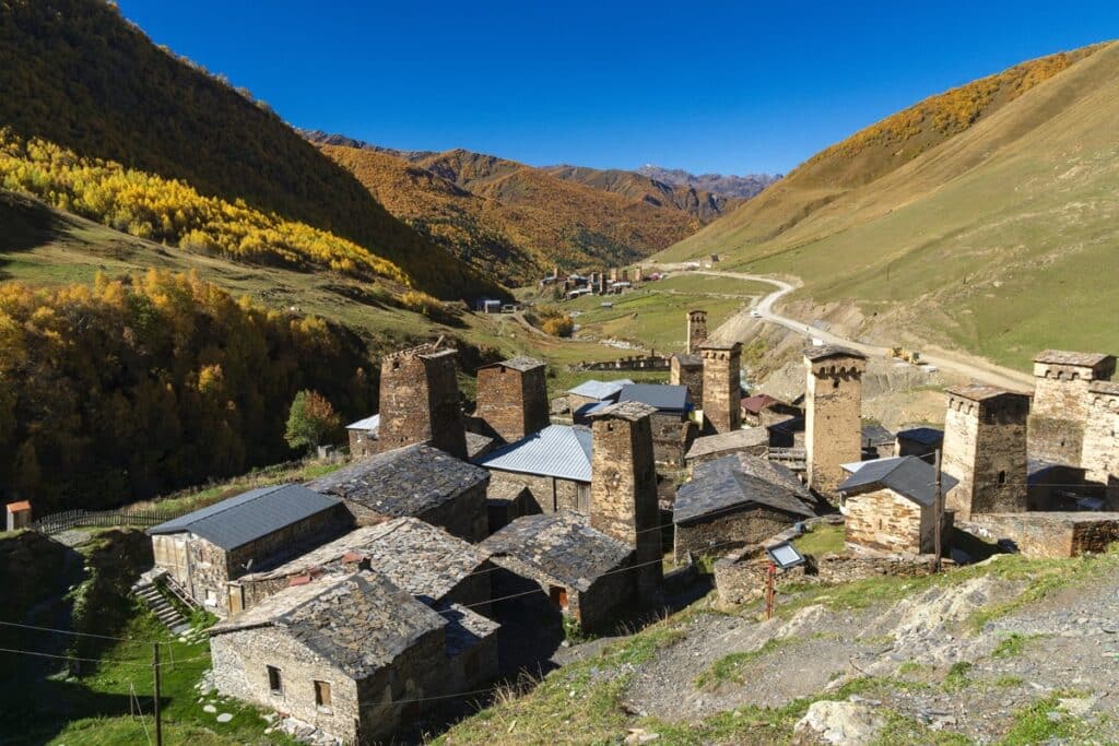 maisons tour en Géorgie