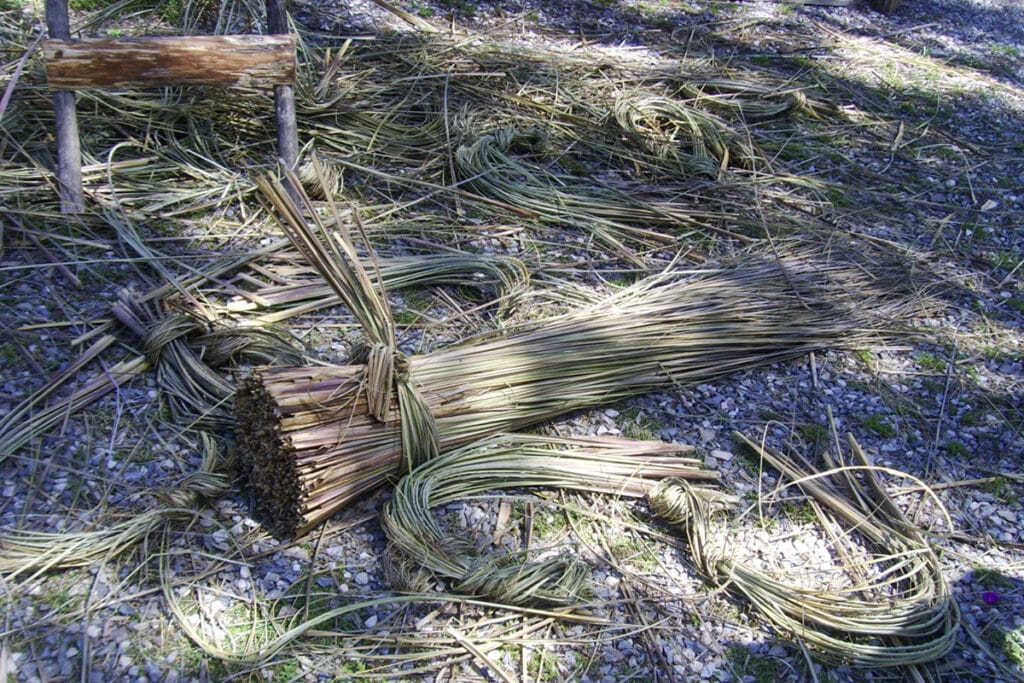 rouleaux de chaume