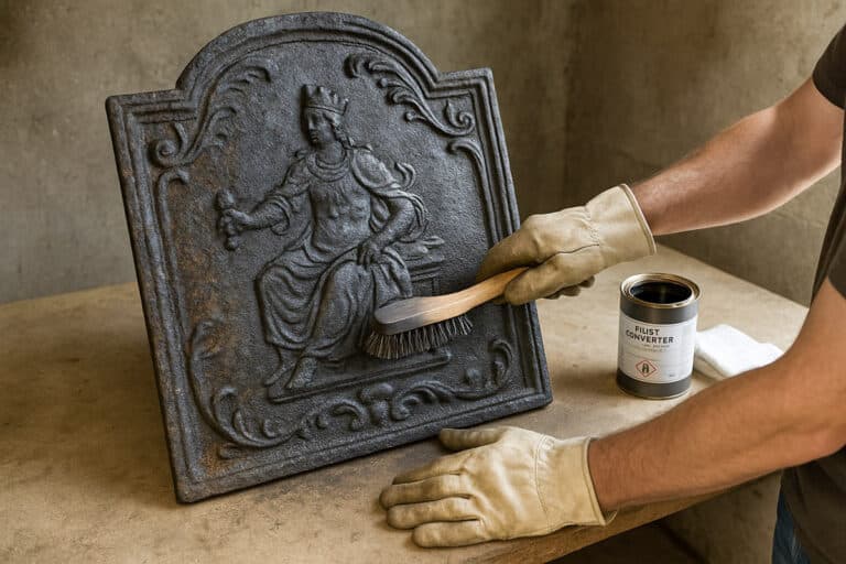 Comment restaurer une plaque de cheminée ancienne